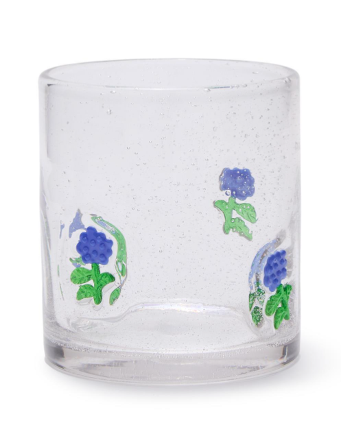 Two's Company Hydrangea Icon Juice Glass