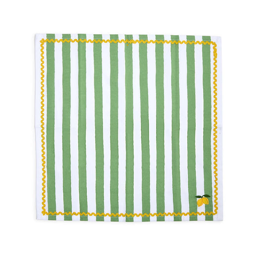 Two's Company Lemon Cloth Napkins