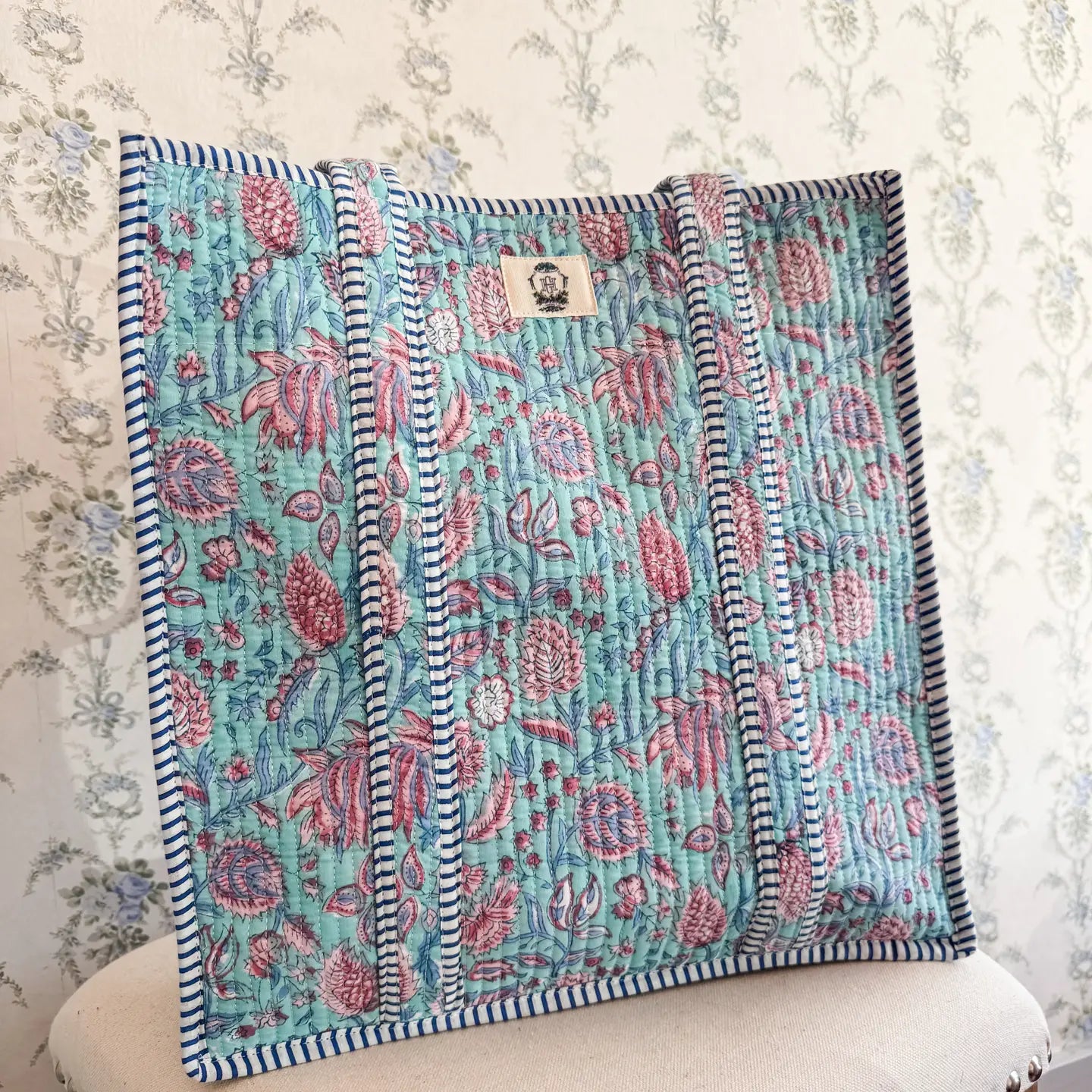 Small Quilted Tote Bag