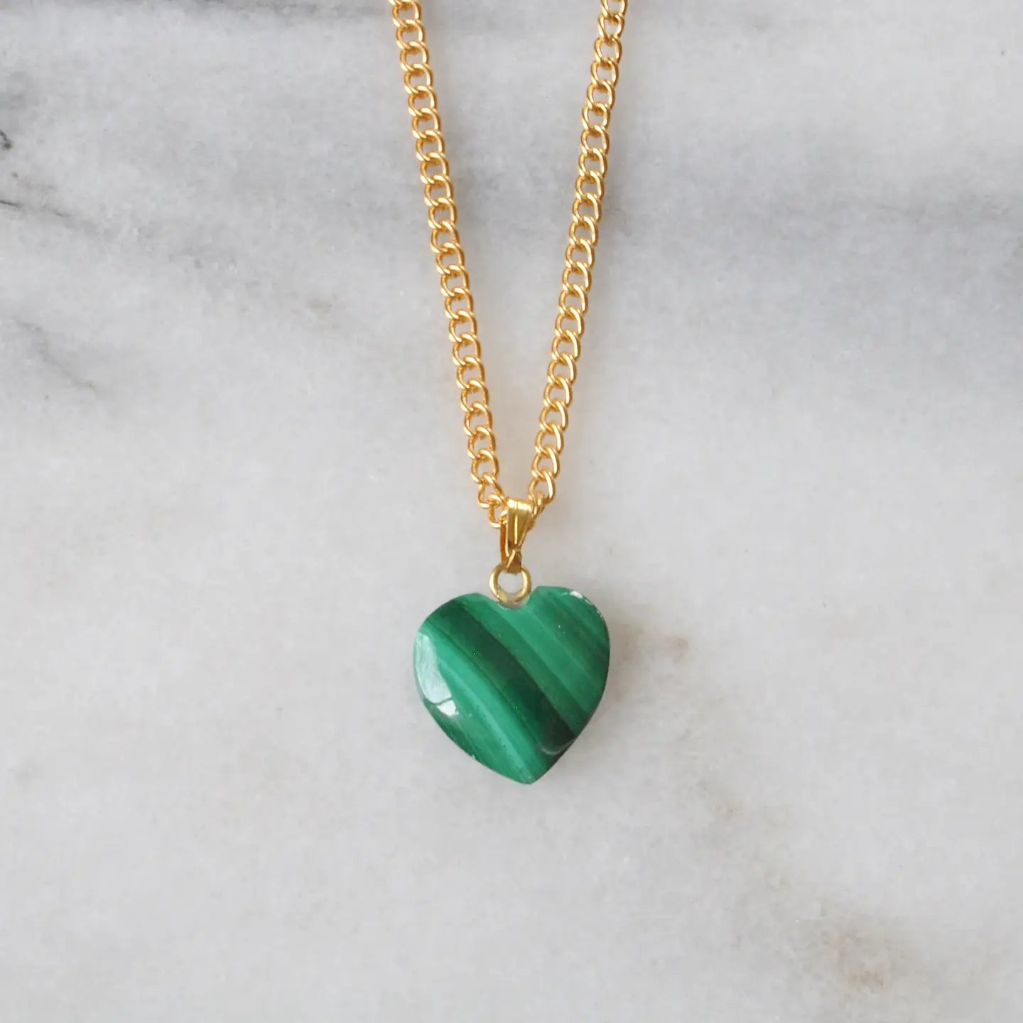 Libby & Smee Crystal Gemstone Heart Necklace