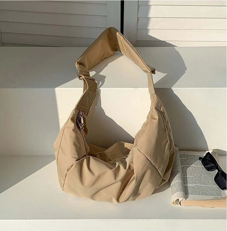 Natalie Nylon Hobo Bag