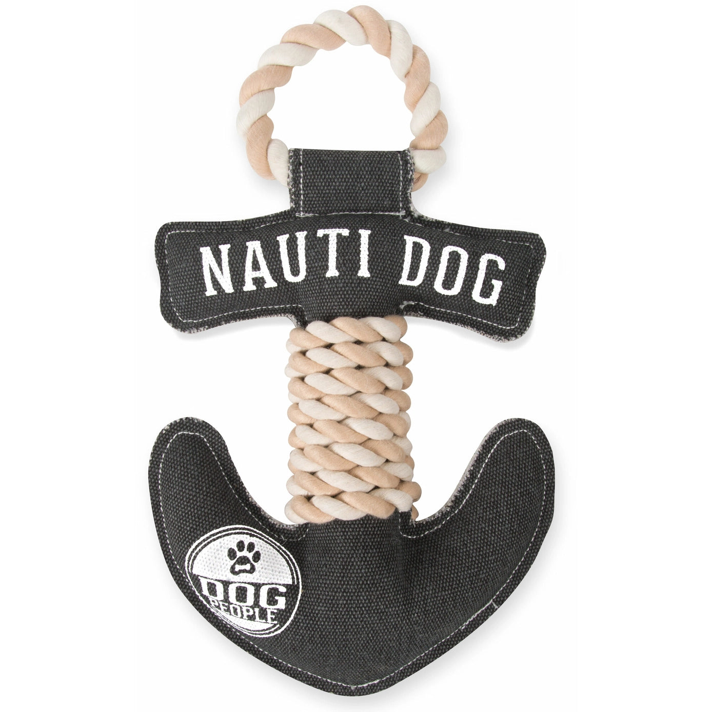 Canvas Dog Toy on Rope