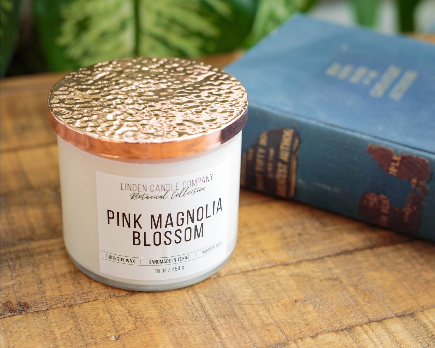 Linden Candle Pink Magnolia