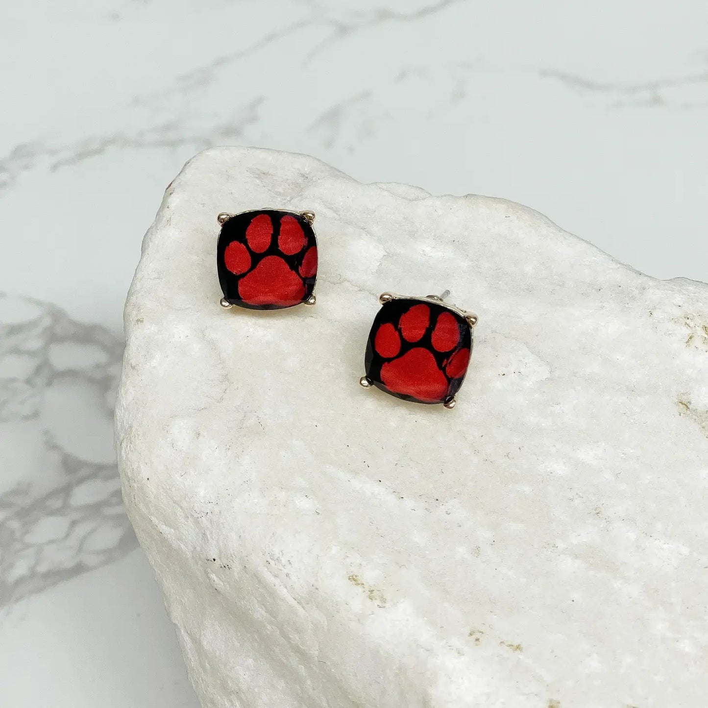 Glen Rock Panther Paw Earrings
