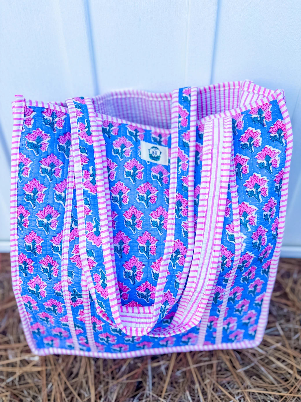 Small Quilted Tote Bag