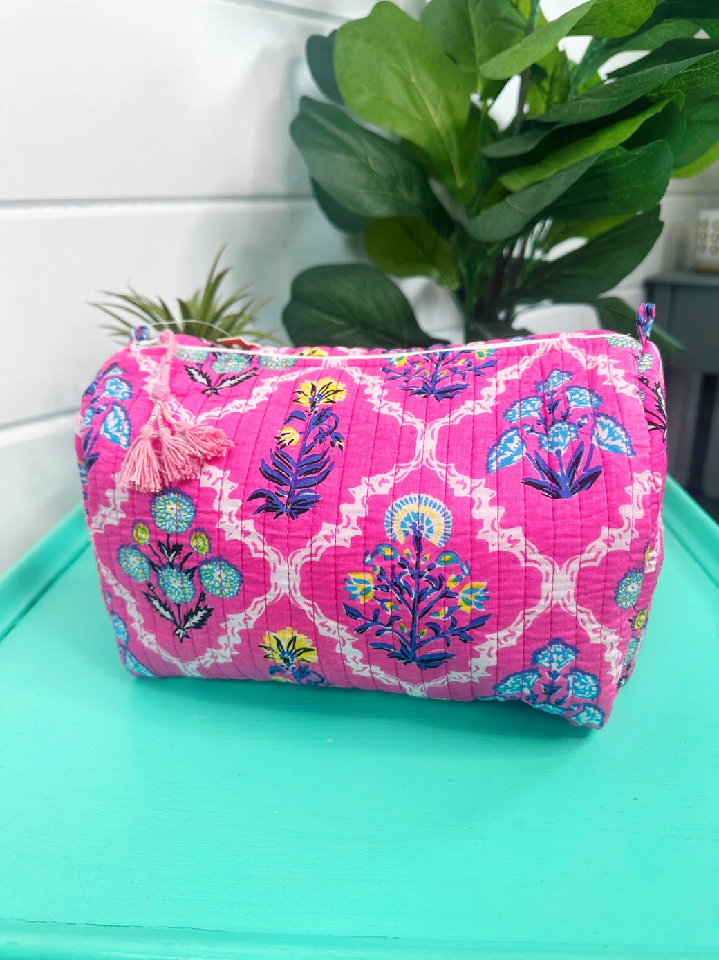 Quilted Make-Up Bag