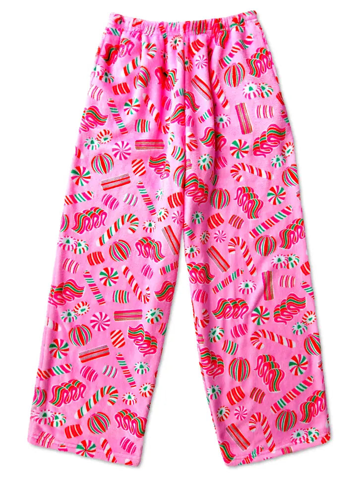 Girls Plush Holiday Pants