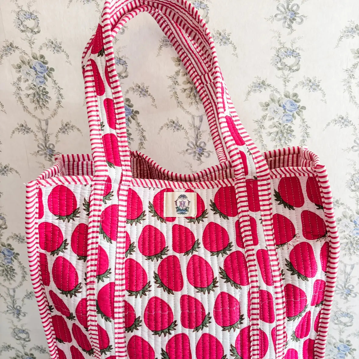 Small Quilted Tote Bag