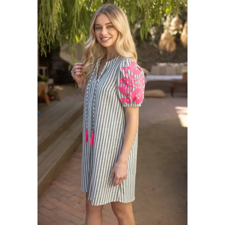 Split Neck Cabana Dress