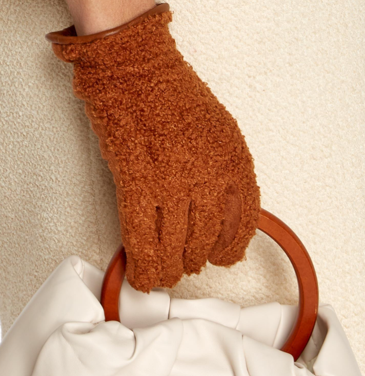 Two's Company Plush Sherpa Gloves