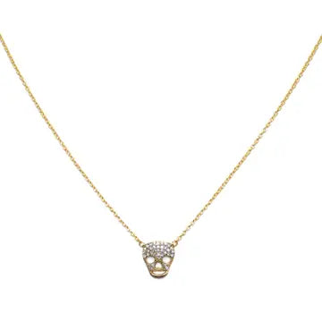 Sterling Skull Necklace