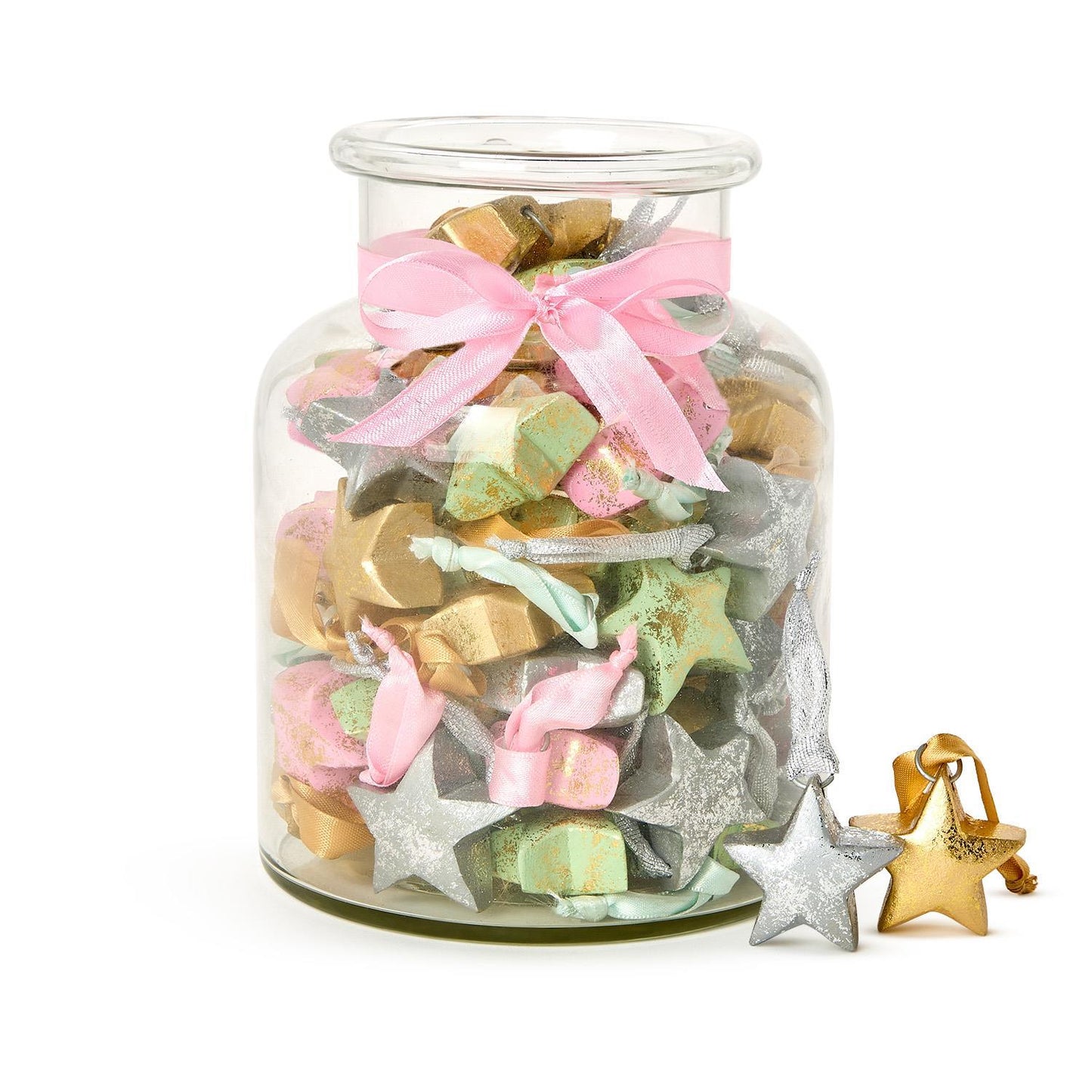 Two's Company Metallic Star Ornament