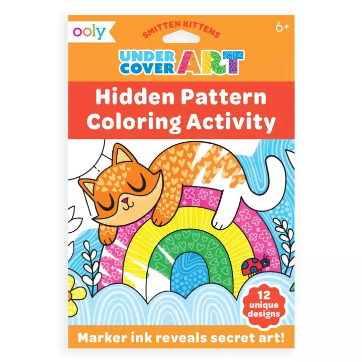Undercover Art Hidden Patterns Coloring Activity