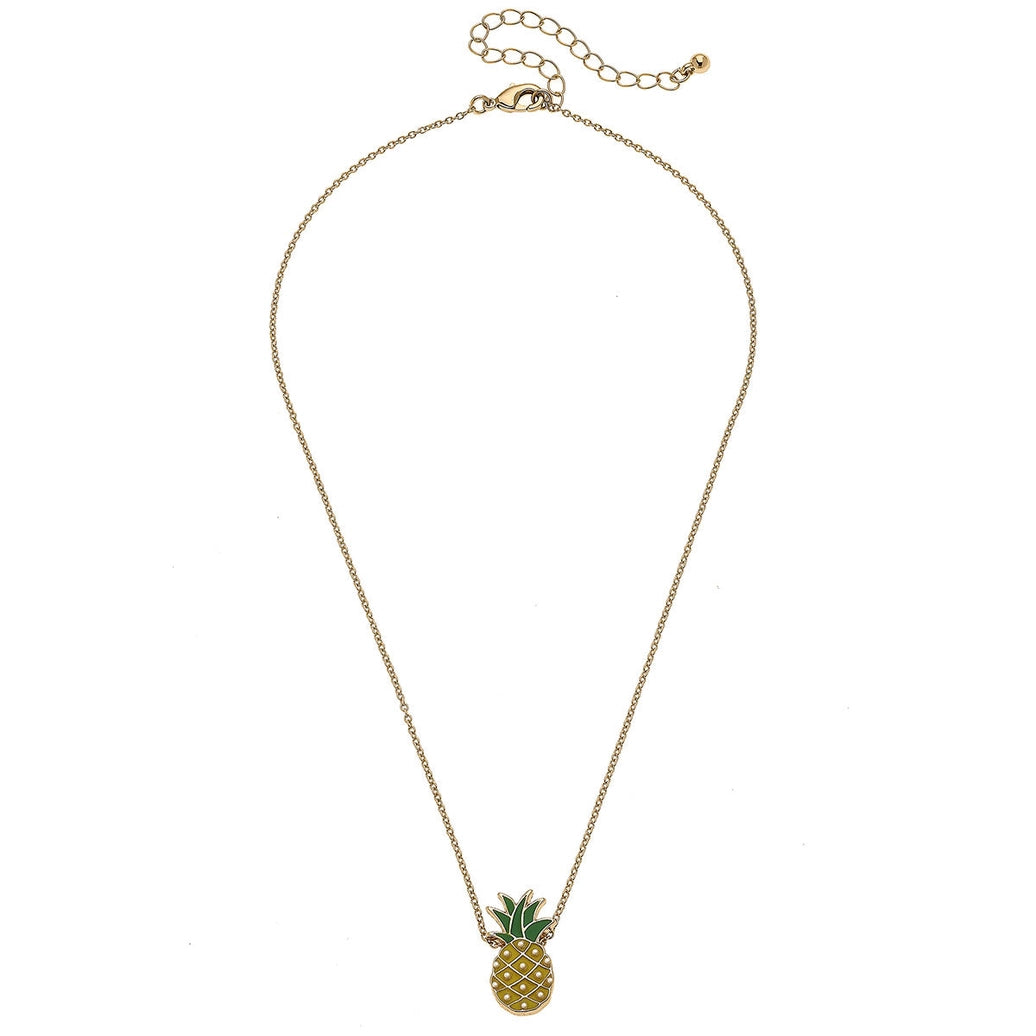 Kid's Pink Initial Necklace