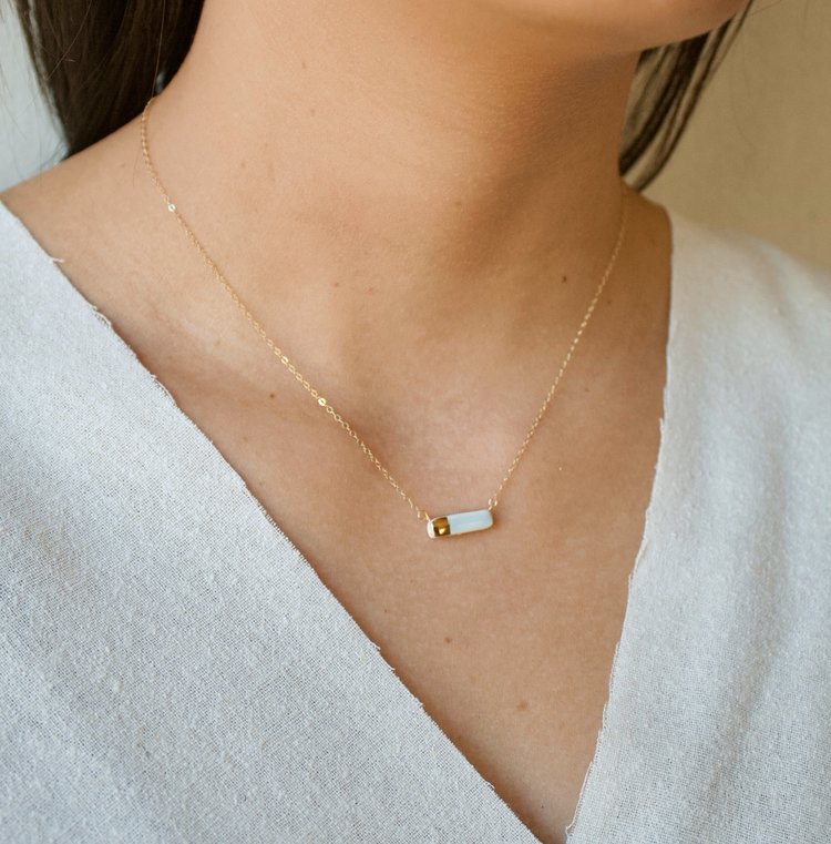 Zoe Comings Teeny Reed Necklace