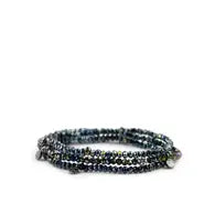 Mini Crystal Beaded Stretch Bracelet Wrap