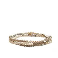 Mini Crystal Beaded Stretch Bracelet Wrap