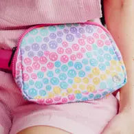 Belt Bag with Striped Strap