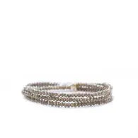 Mini Crystal Beaded Stretch Bracelet Wrap