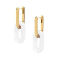 Resin Charm Drop Earring