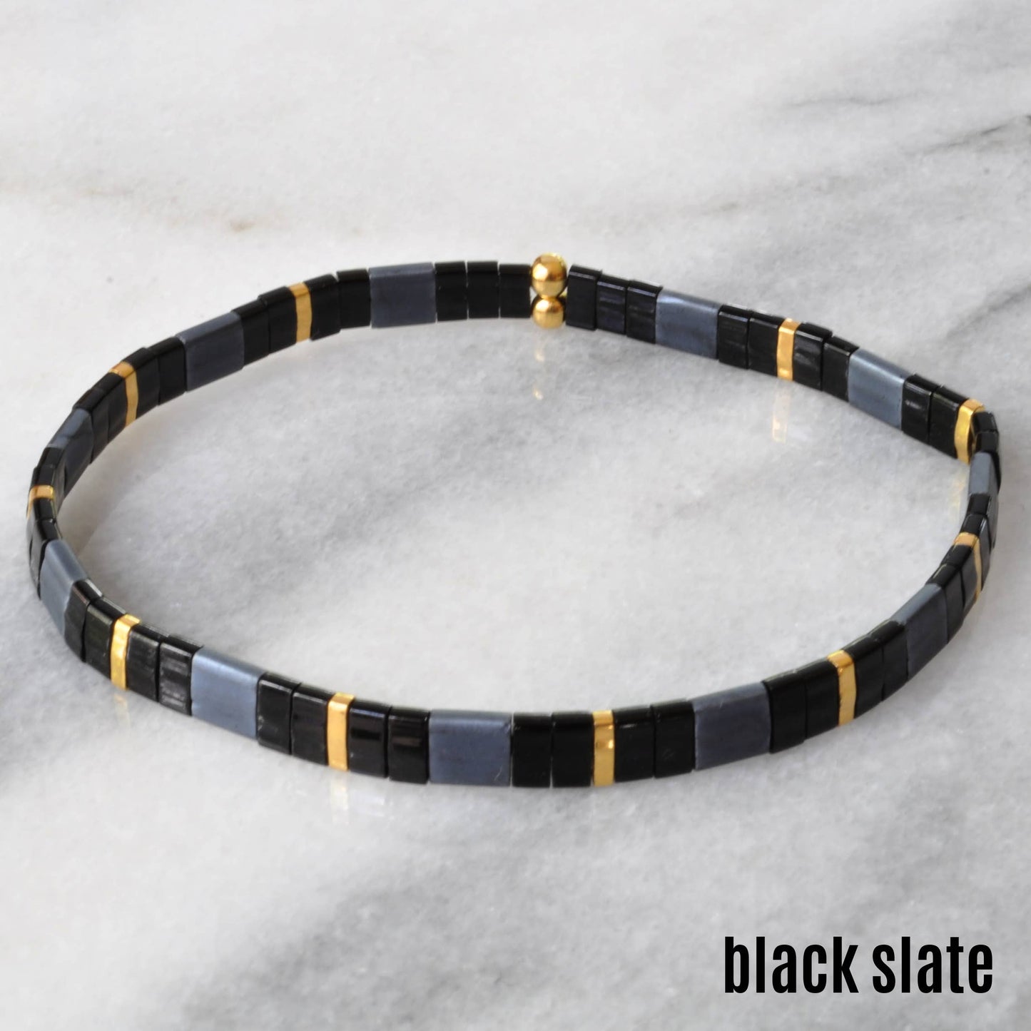 Hand Beaded Tile Bracelets