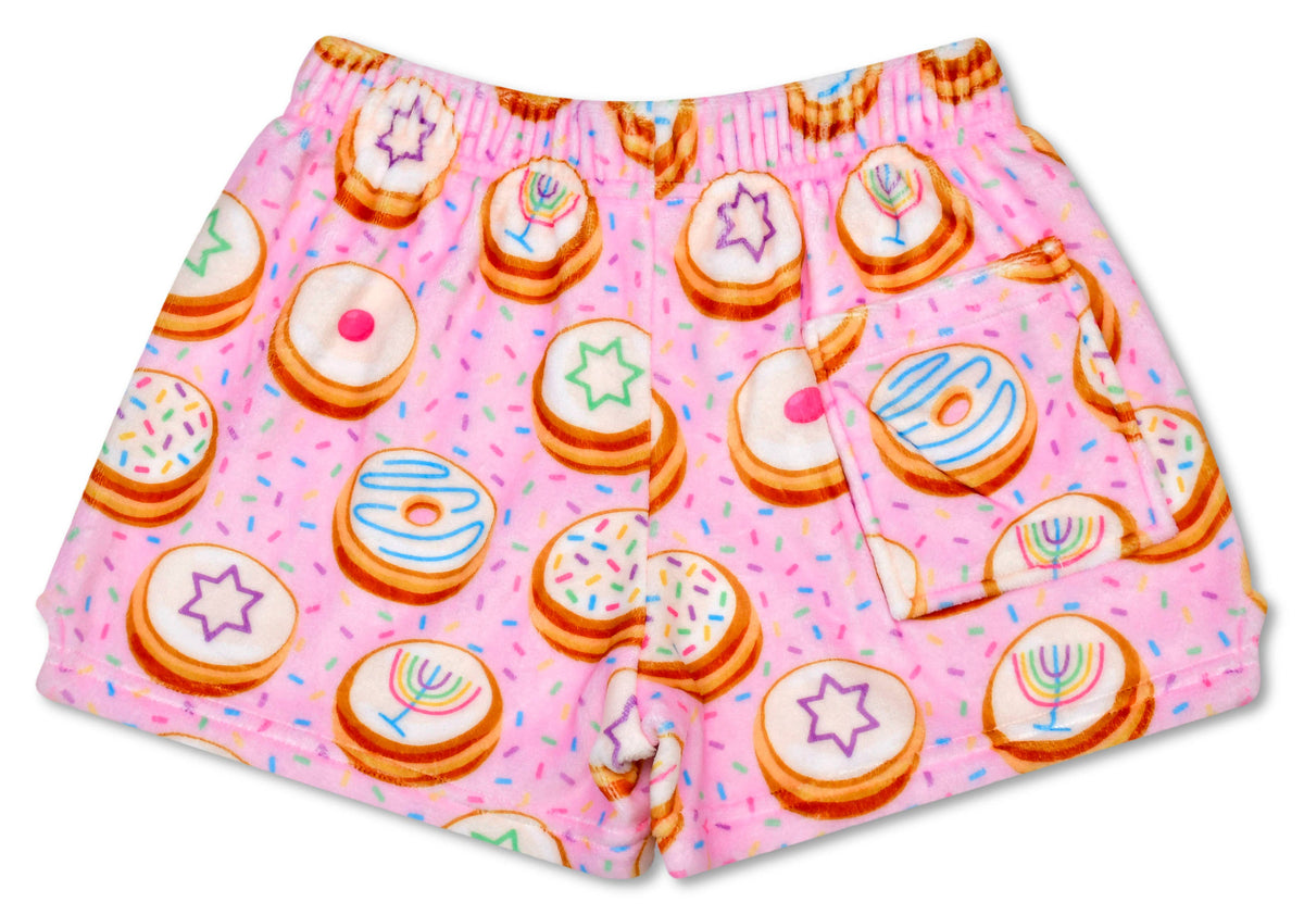 Hanukkah Donuts Plush Shorts