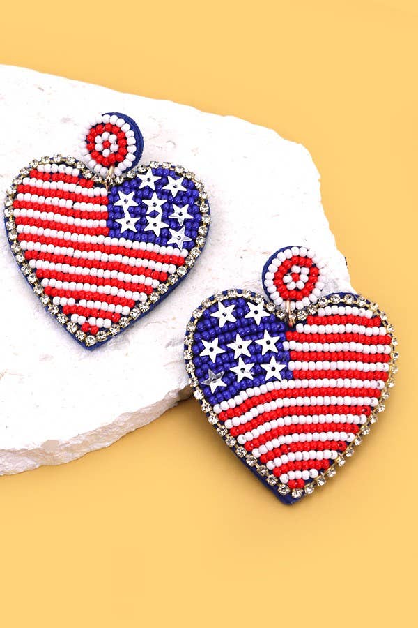 4TH OF JULY DROP EARRINGS