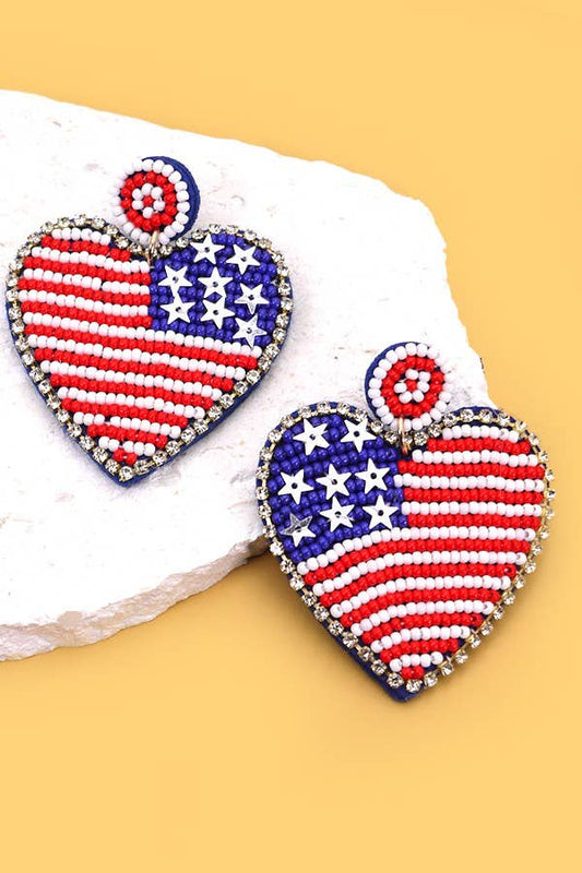 4TH OF JULY DROP EARRINGS