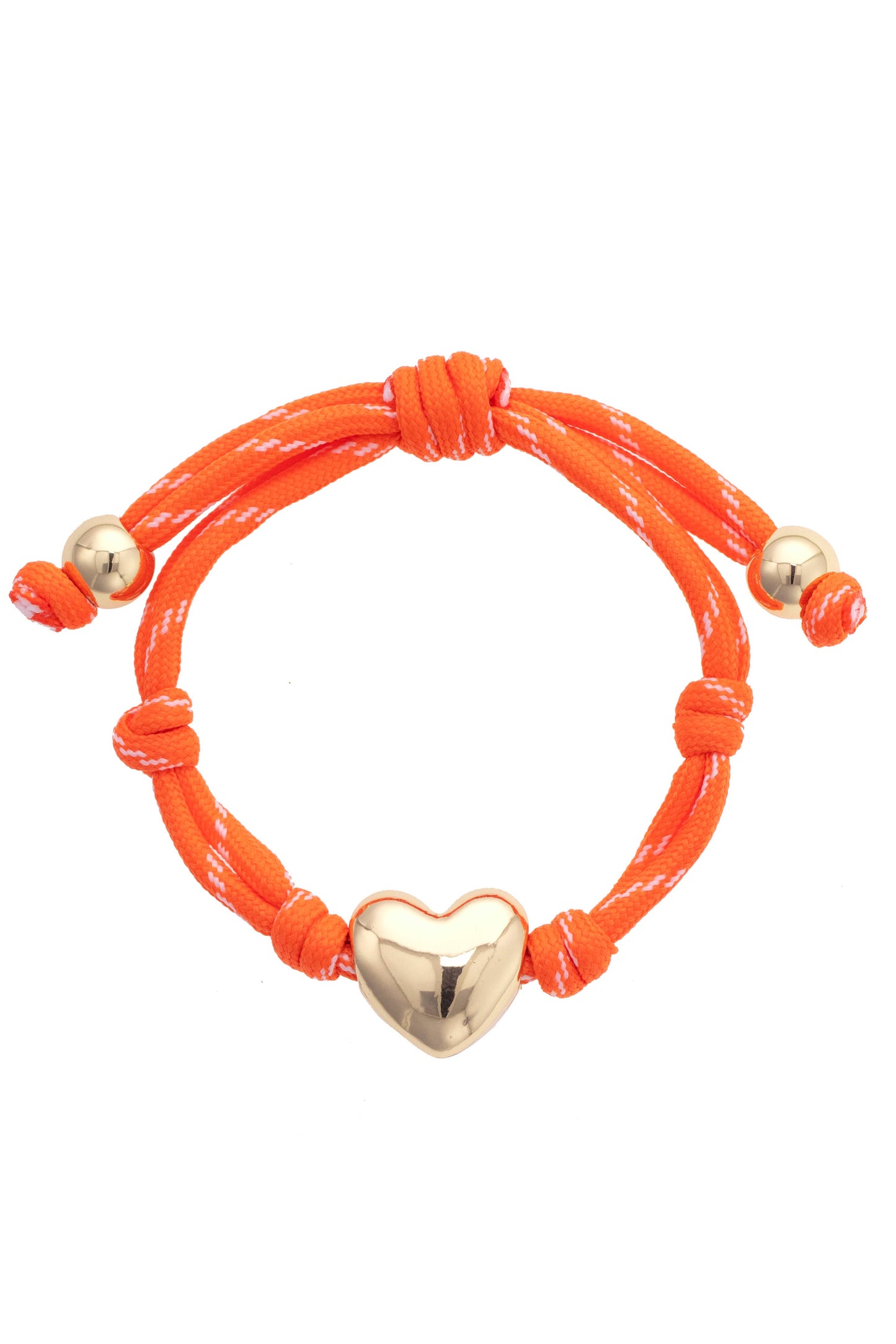 Blaine Puffy Heart Cord Bracelet
