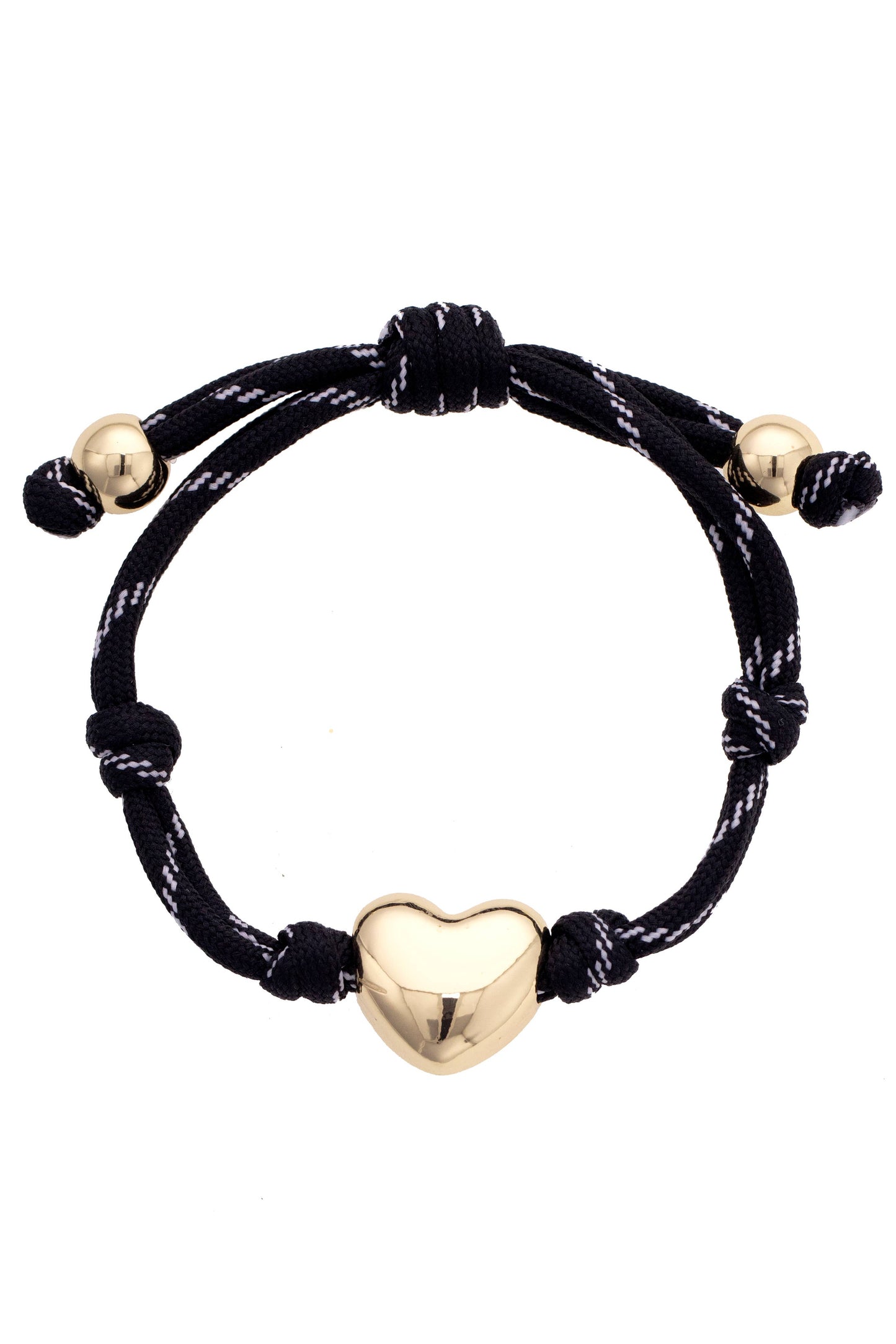 Blaine Puffy Heart Cord Bracelet