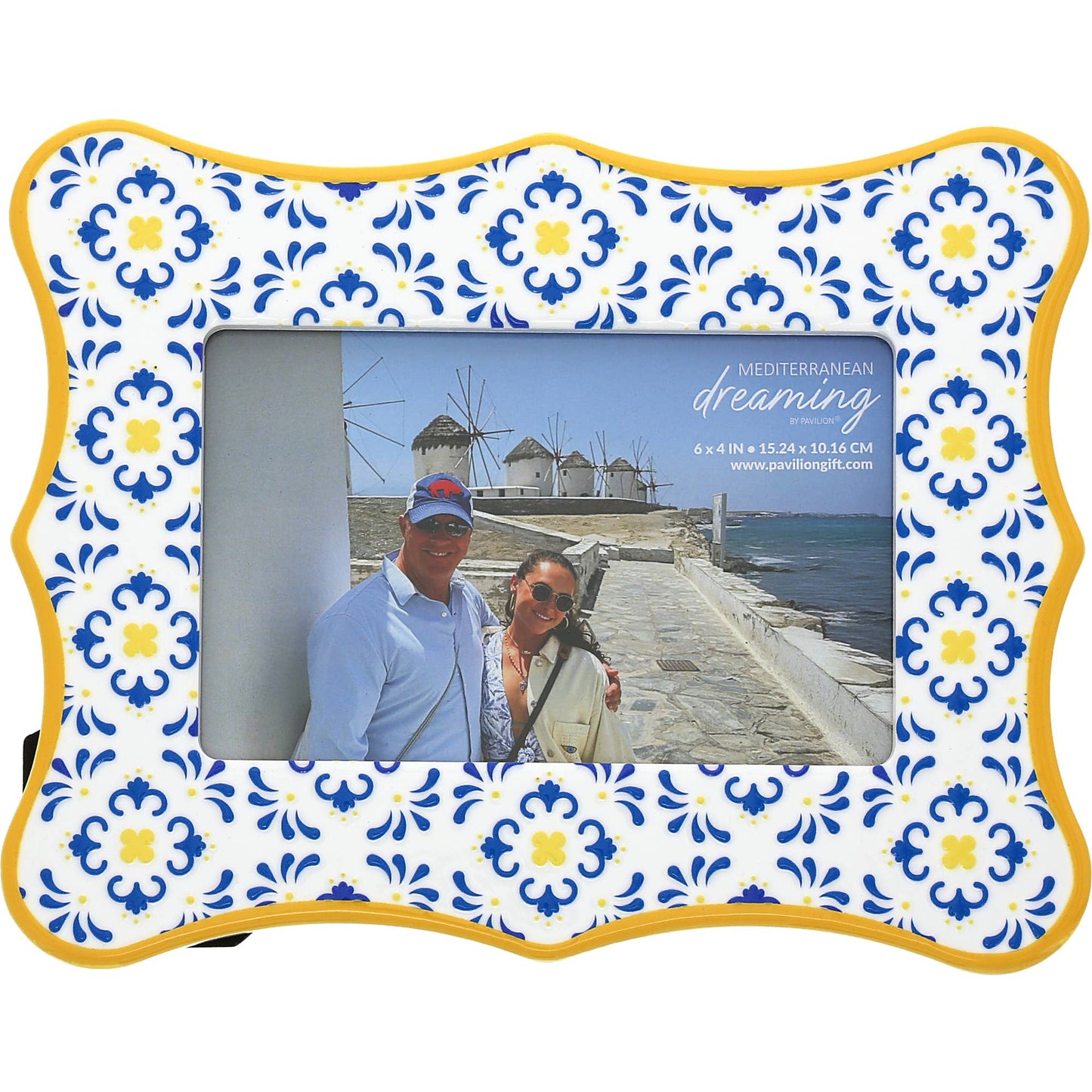 Blue & Yellow Picture Frame
