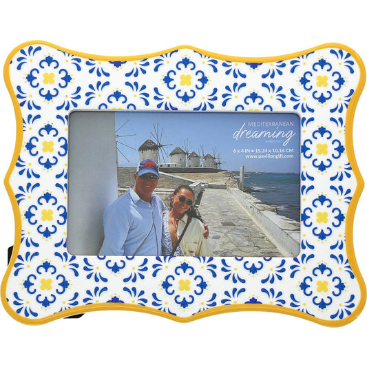 Blue & Yellow Picture Frame
