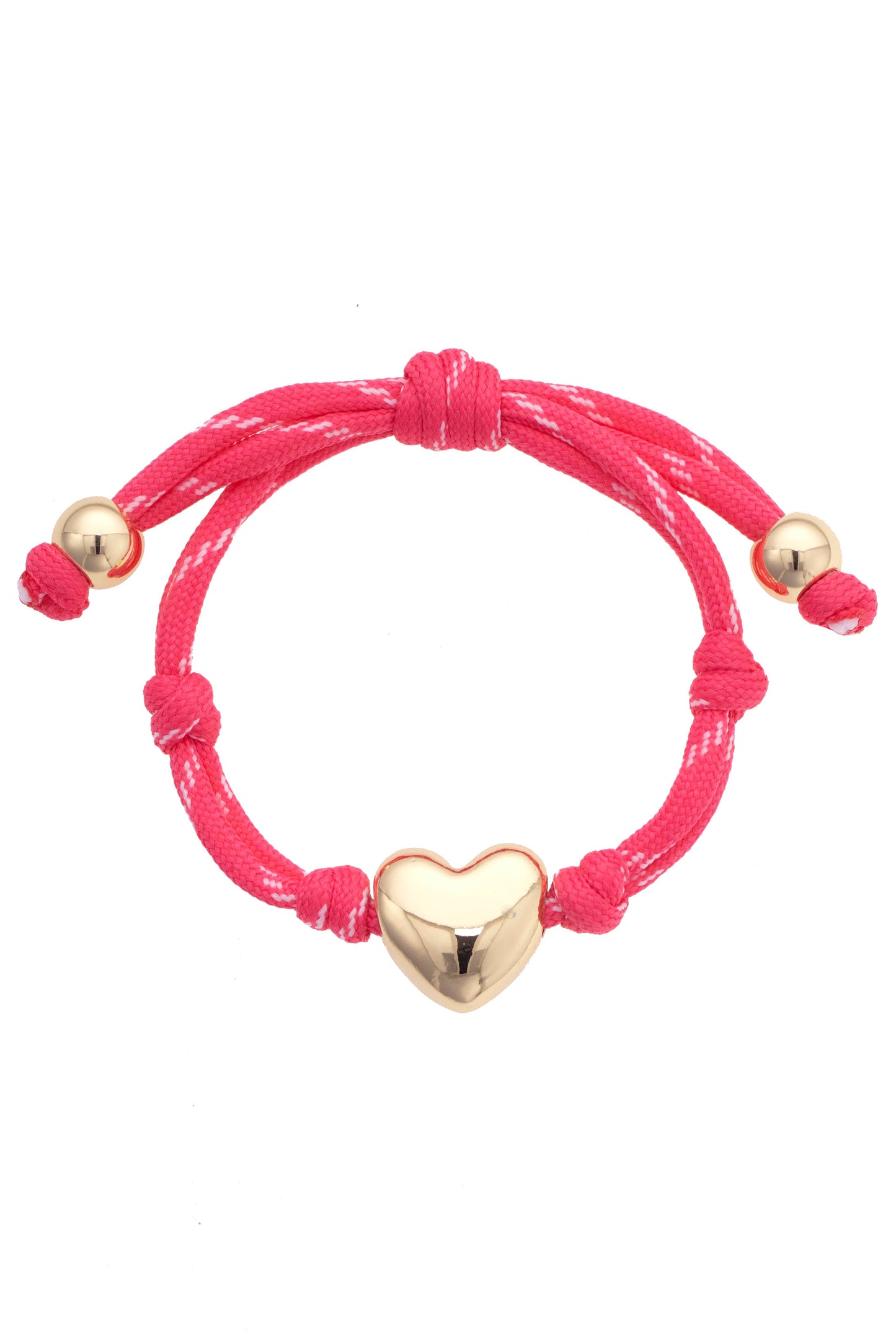 Blaine Puffy Heart Cord Bracelet