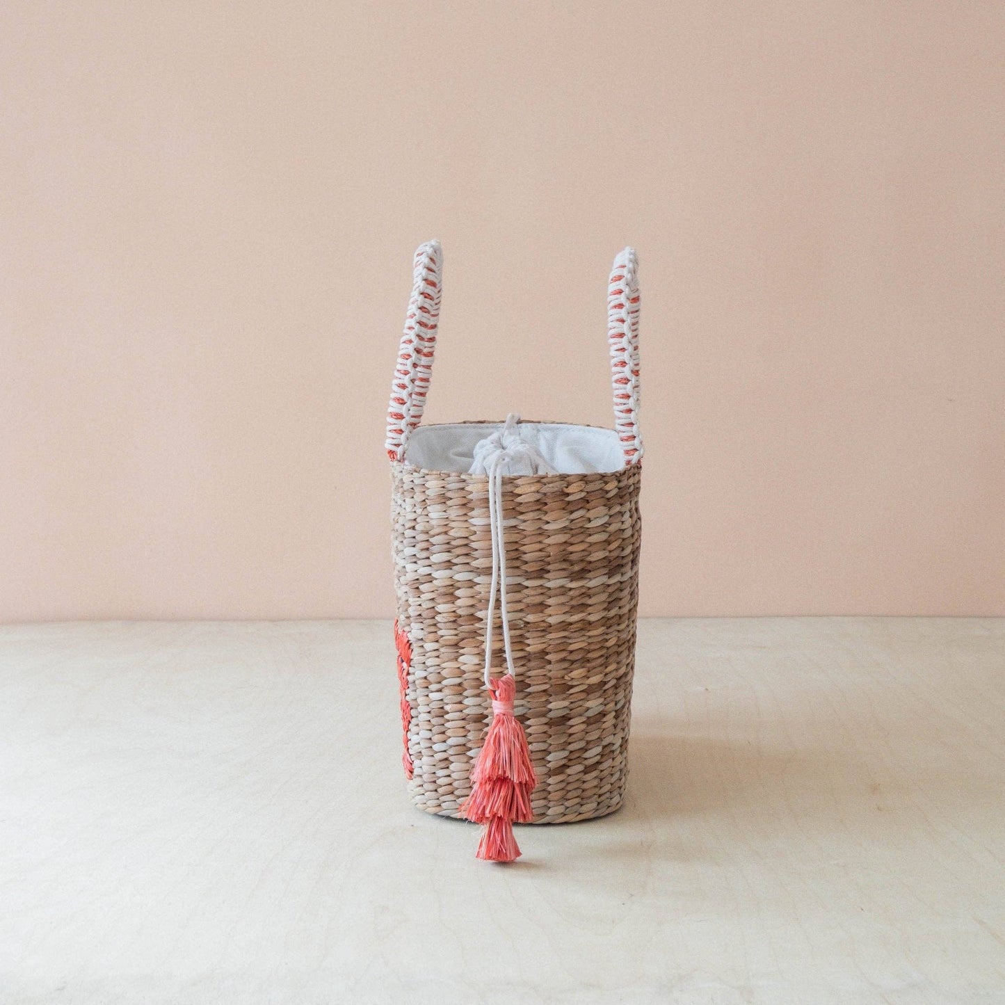 Mini Woven Tote Bag with Embroidered Lobster – Handwoven Tote | LIKHÂ