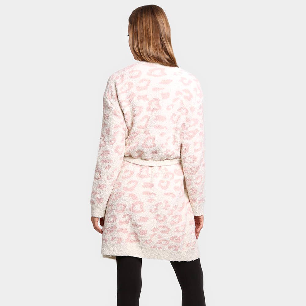 Leopard Patterned Cozy Robe