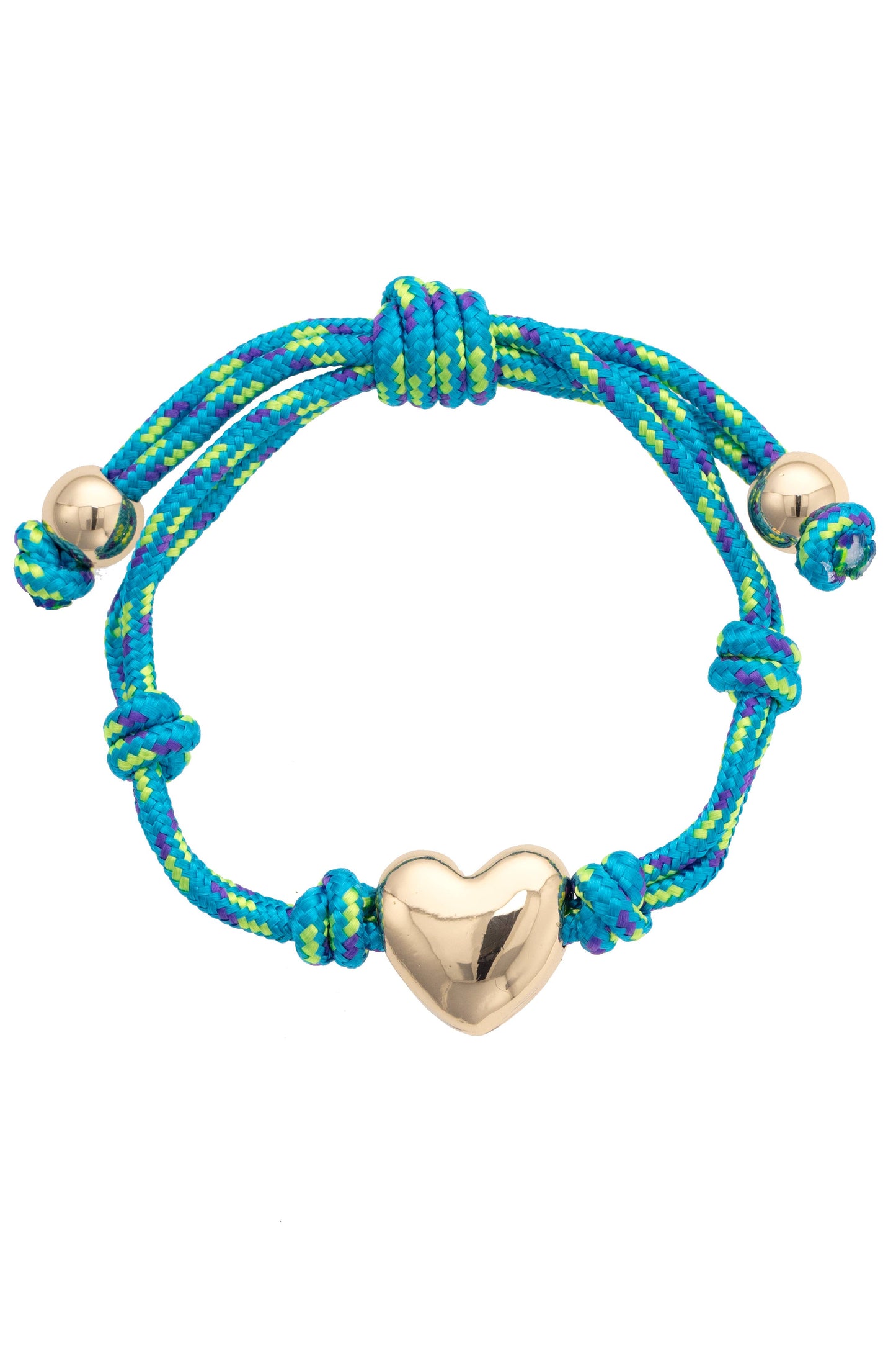 Blaine Puffy Heart Cord Bracelet