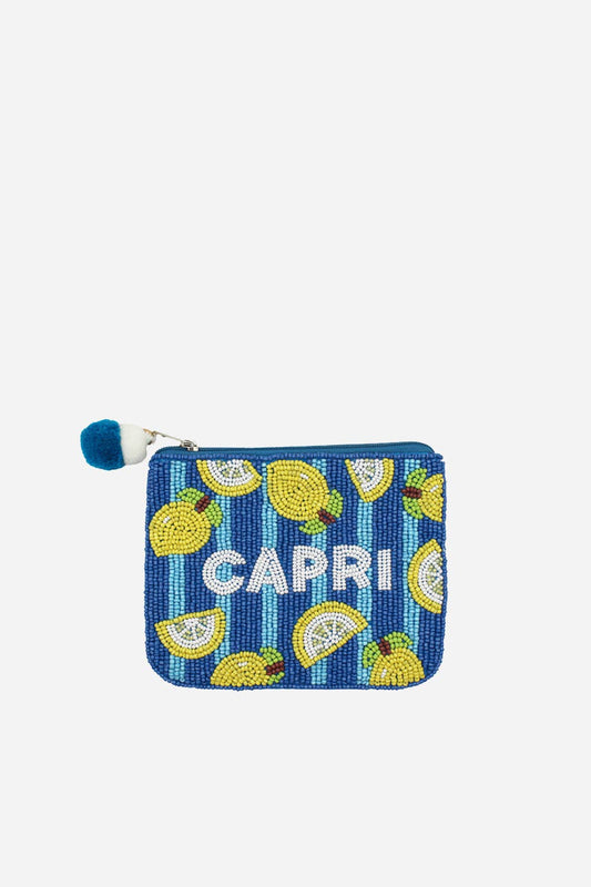 Capri Beaded Coin Pouch