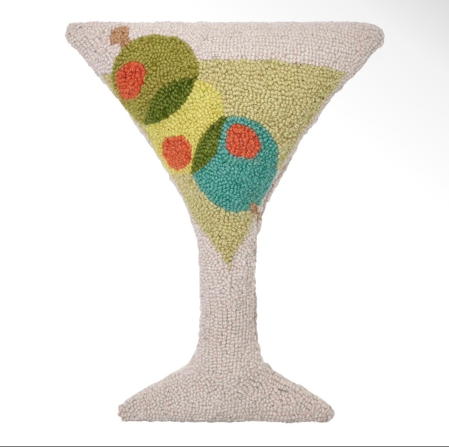 Martini Glass Shape Hook Pillow
