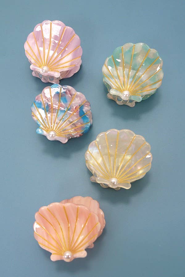 Seashell Hair Clips