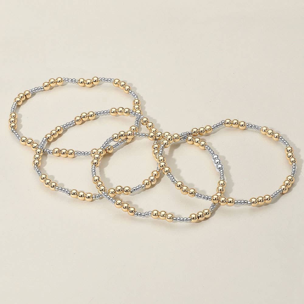 Beaded Stretch Layered Bracelets