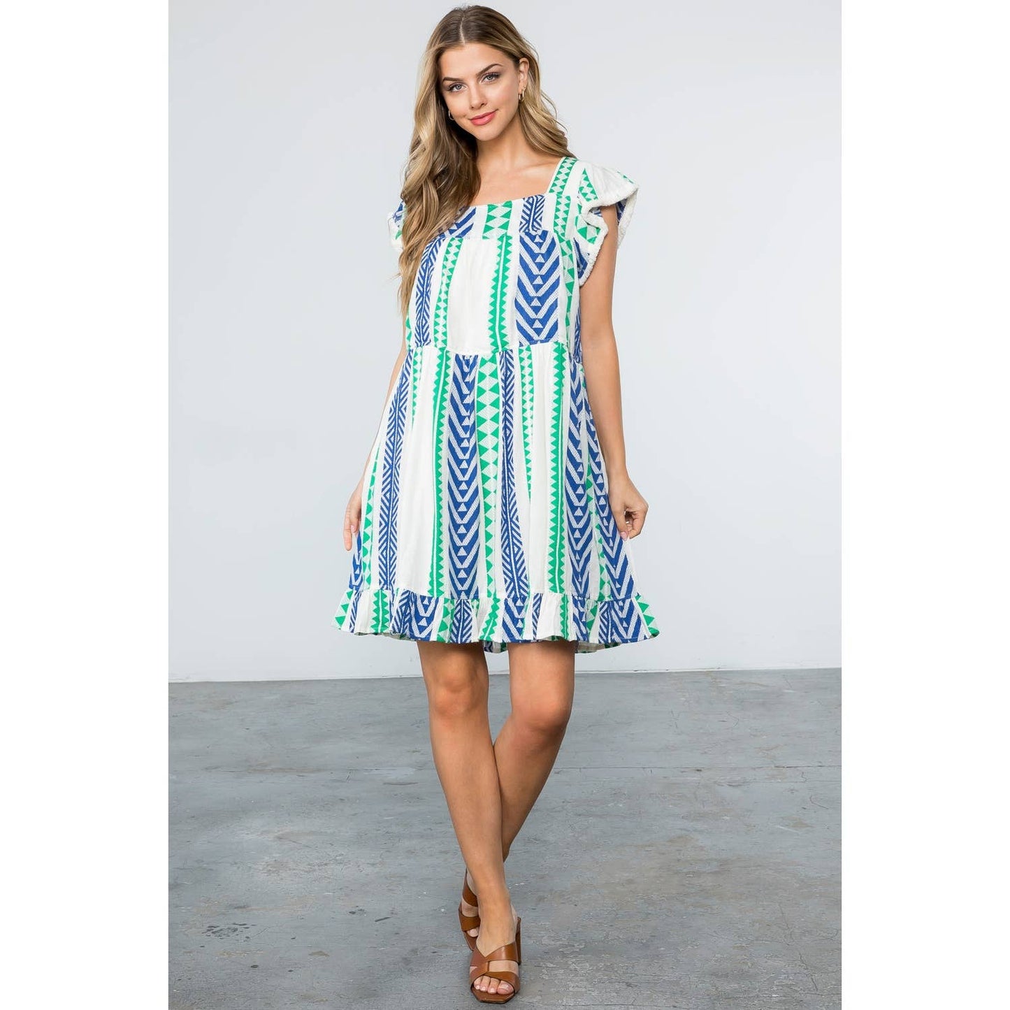 THML Pattern Knit Dress