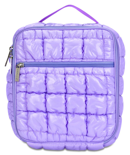 Shiny Puffer Lunch Tote