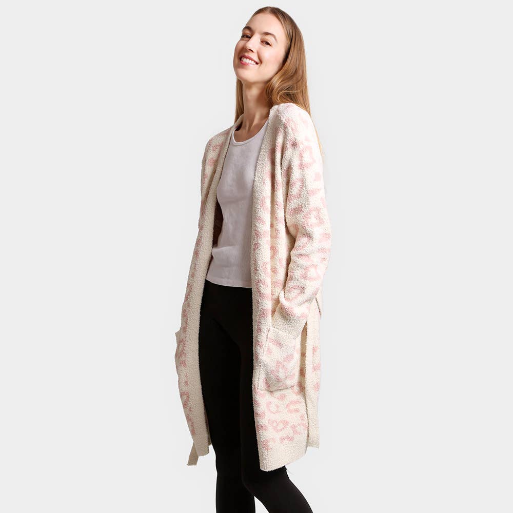 Leopard Patterned Cozy Robe