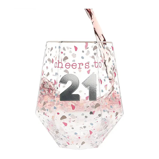 Birthday Cheers Wine Glass