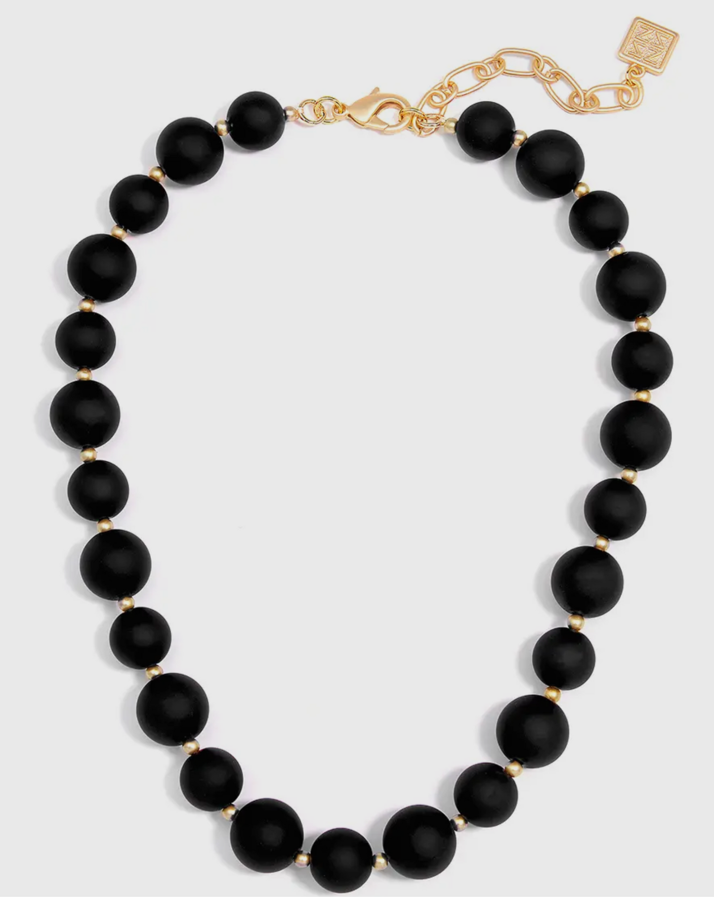 Glass Bead Collar Necklace
