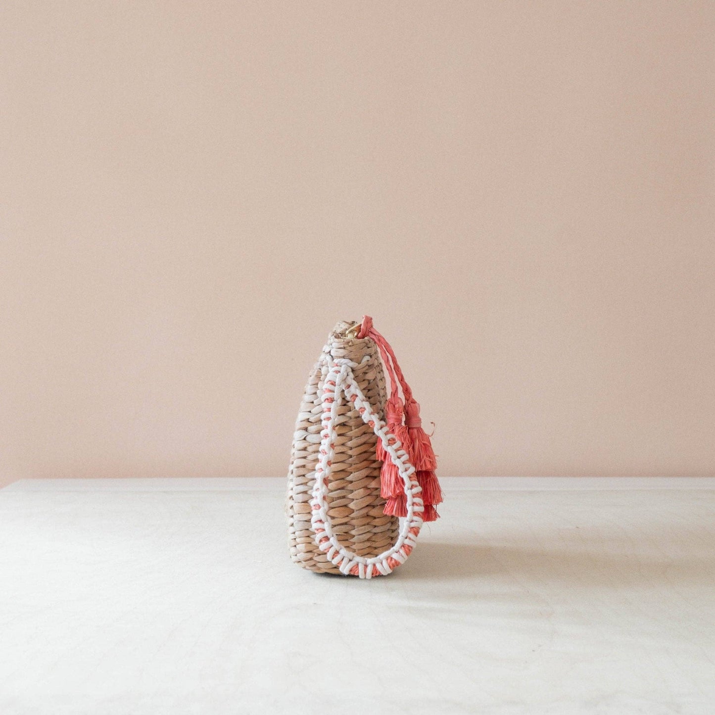 Mini Woven Pouch with Wristlet and Embroidered Lobster – Artisan Wristlet | LIKHÂ