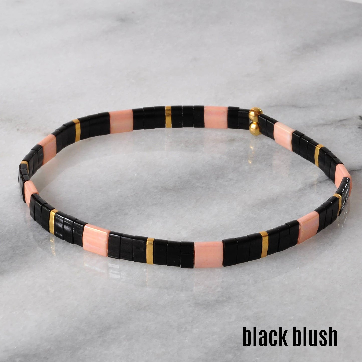 Hand Beaded Tile Bracelets