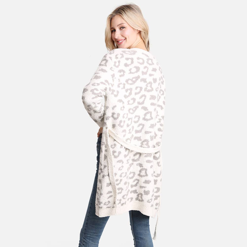 Leopard Patterned Cozy Robe