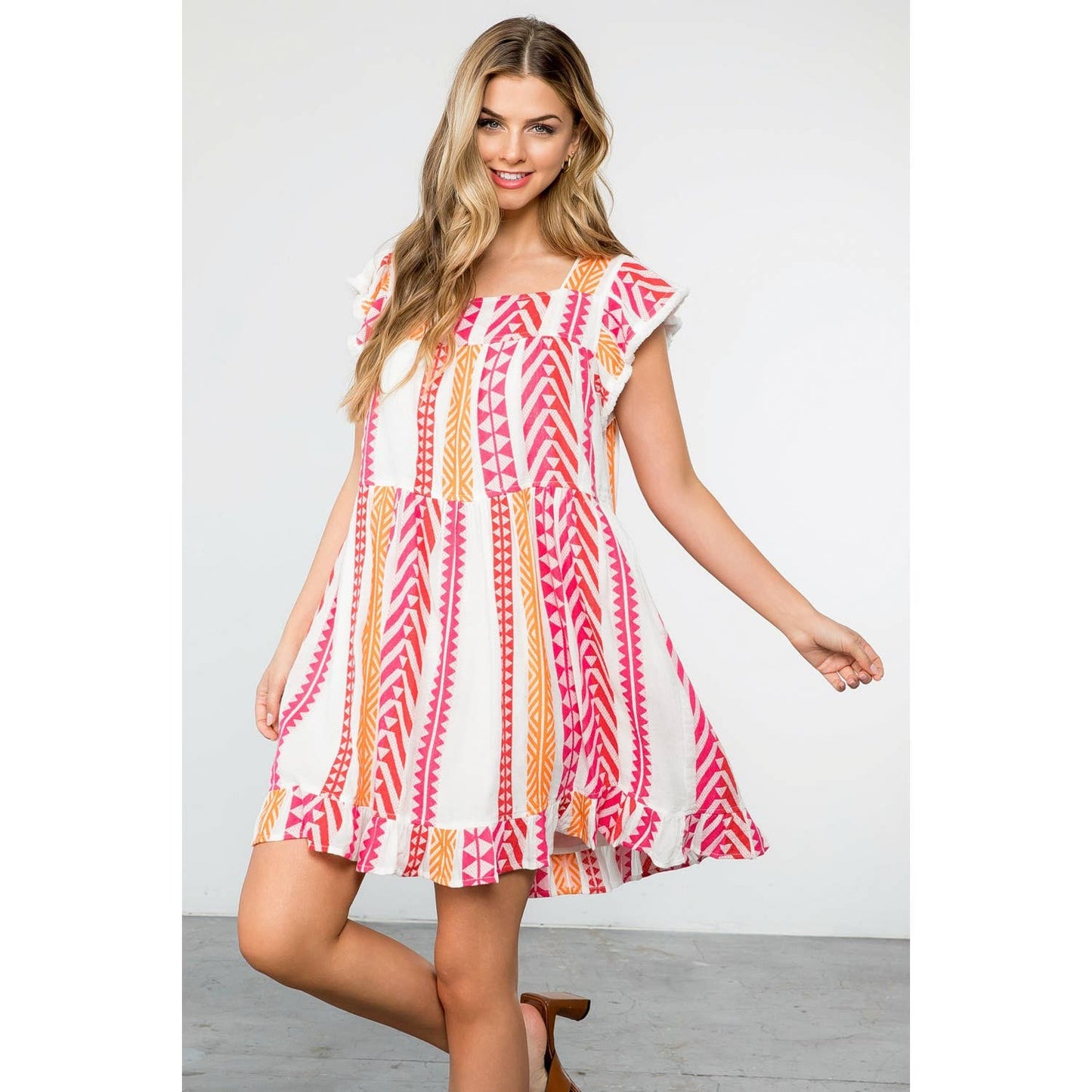 THML Pattern Knit Dress