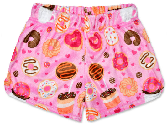 Donut Love Plush Shorts